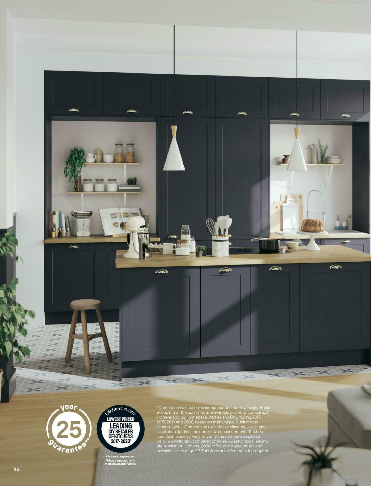 B&Q Kitchens Inspiration Offers from 1 September