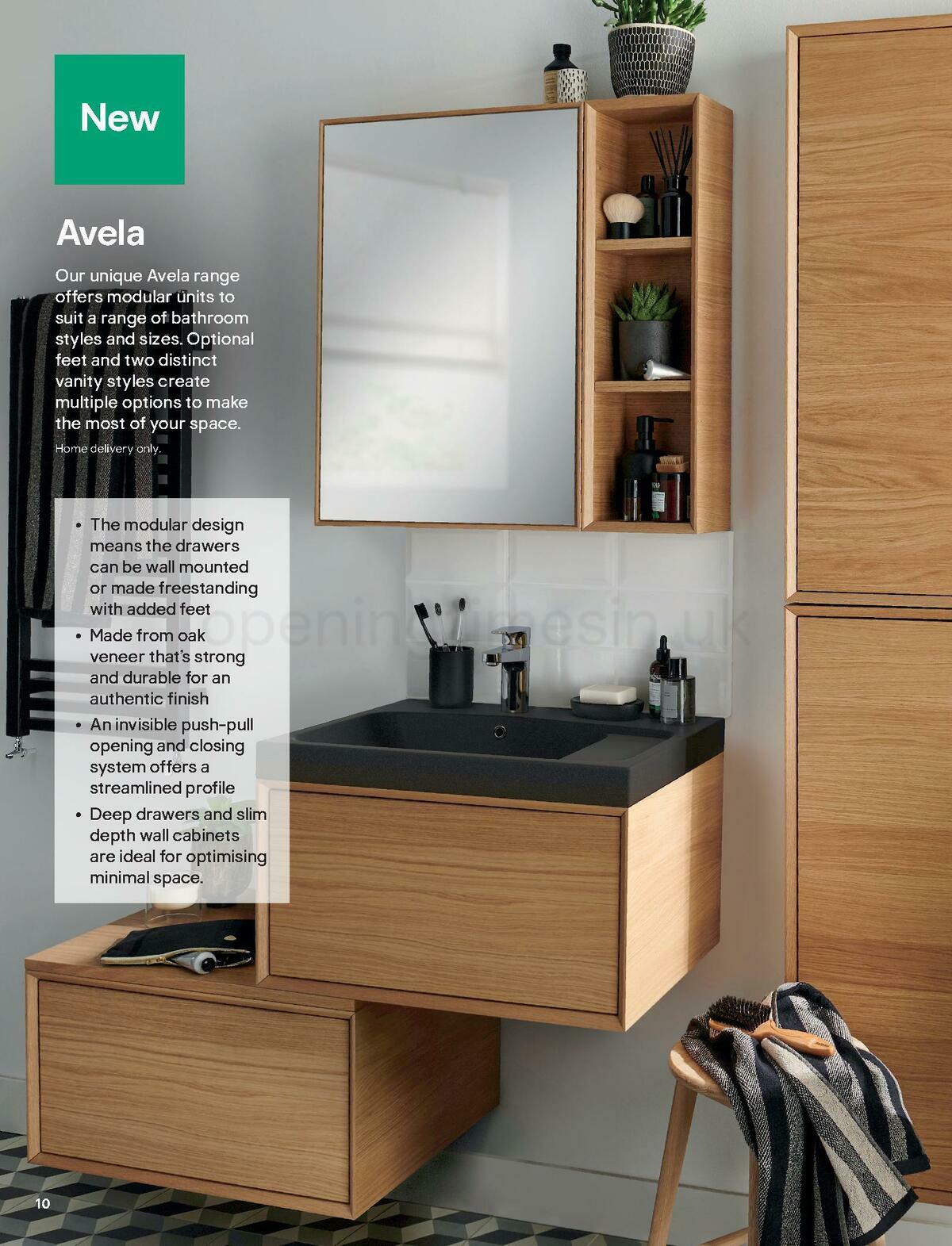 B&Q Bathrooms Offers from 1 October