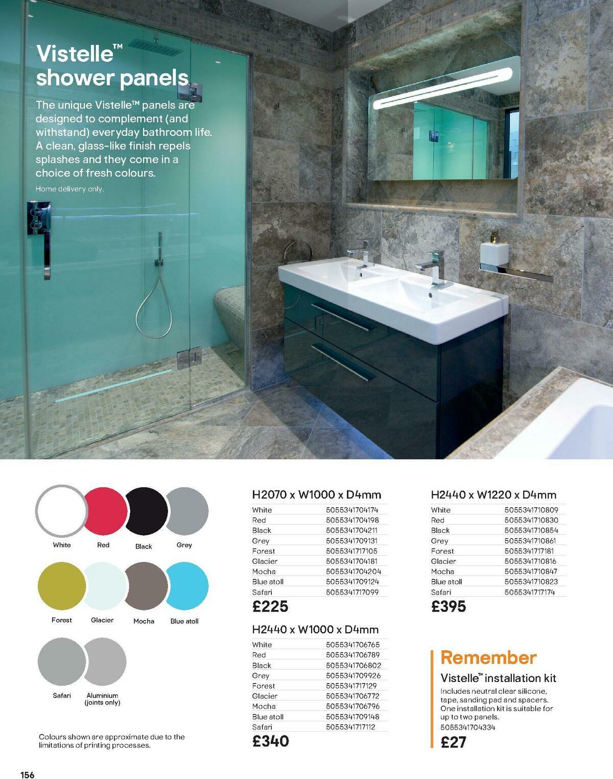 B&Q Bathrooms Offers from 1 October