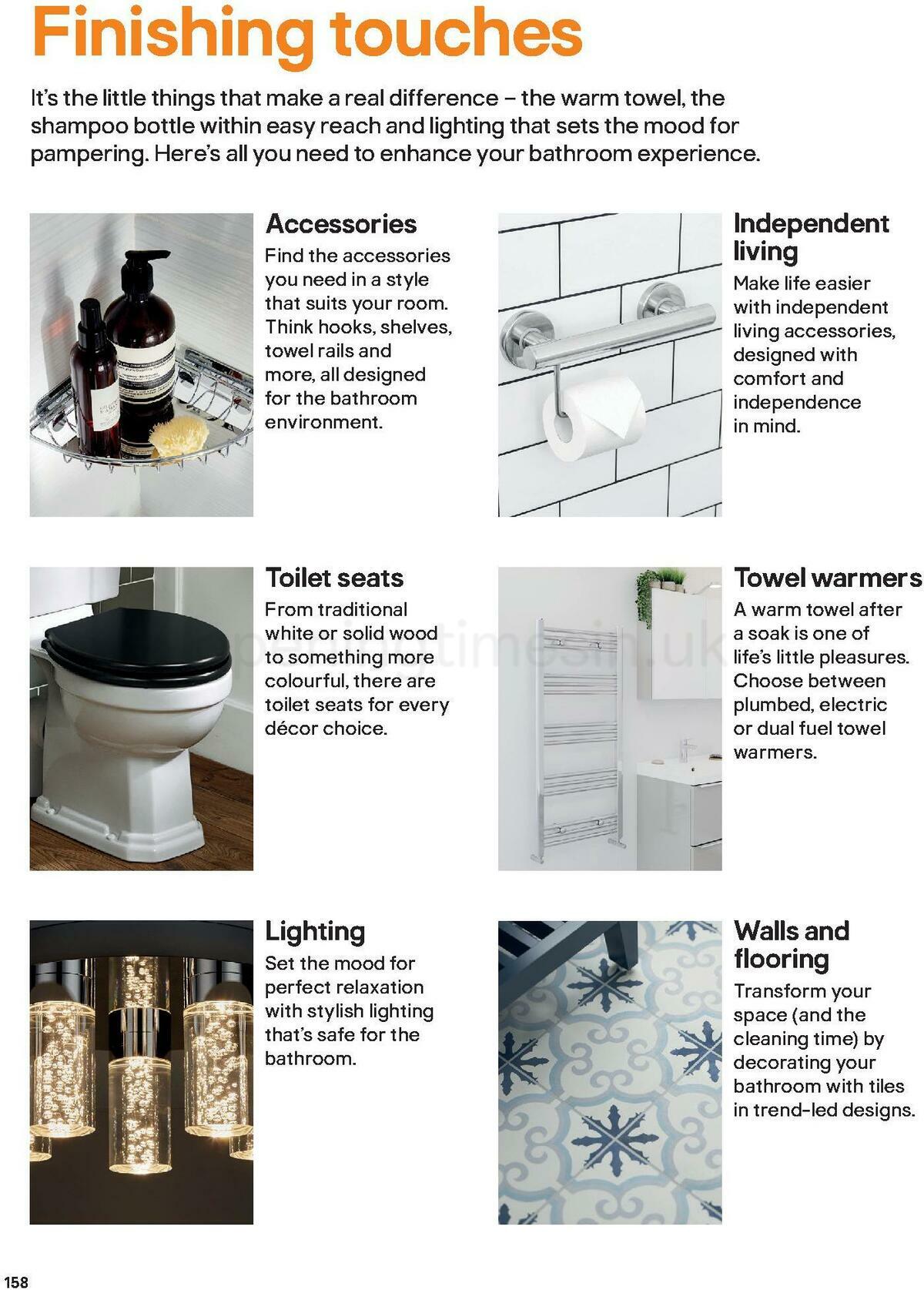 B&Q Bathrooms Offers from 1 October