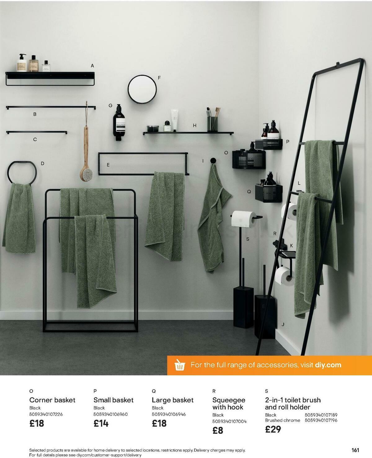 B&Q Bathrooms Offers from 1 October