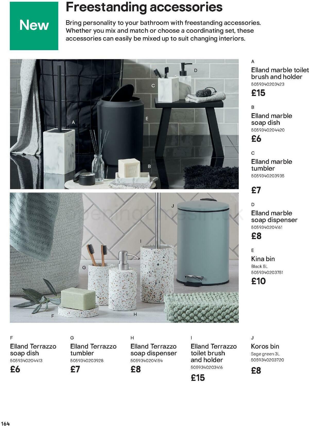 B&Q Bathrooms Offers from 1 October