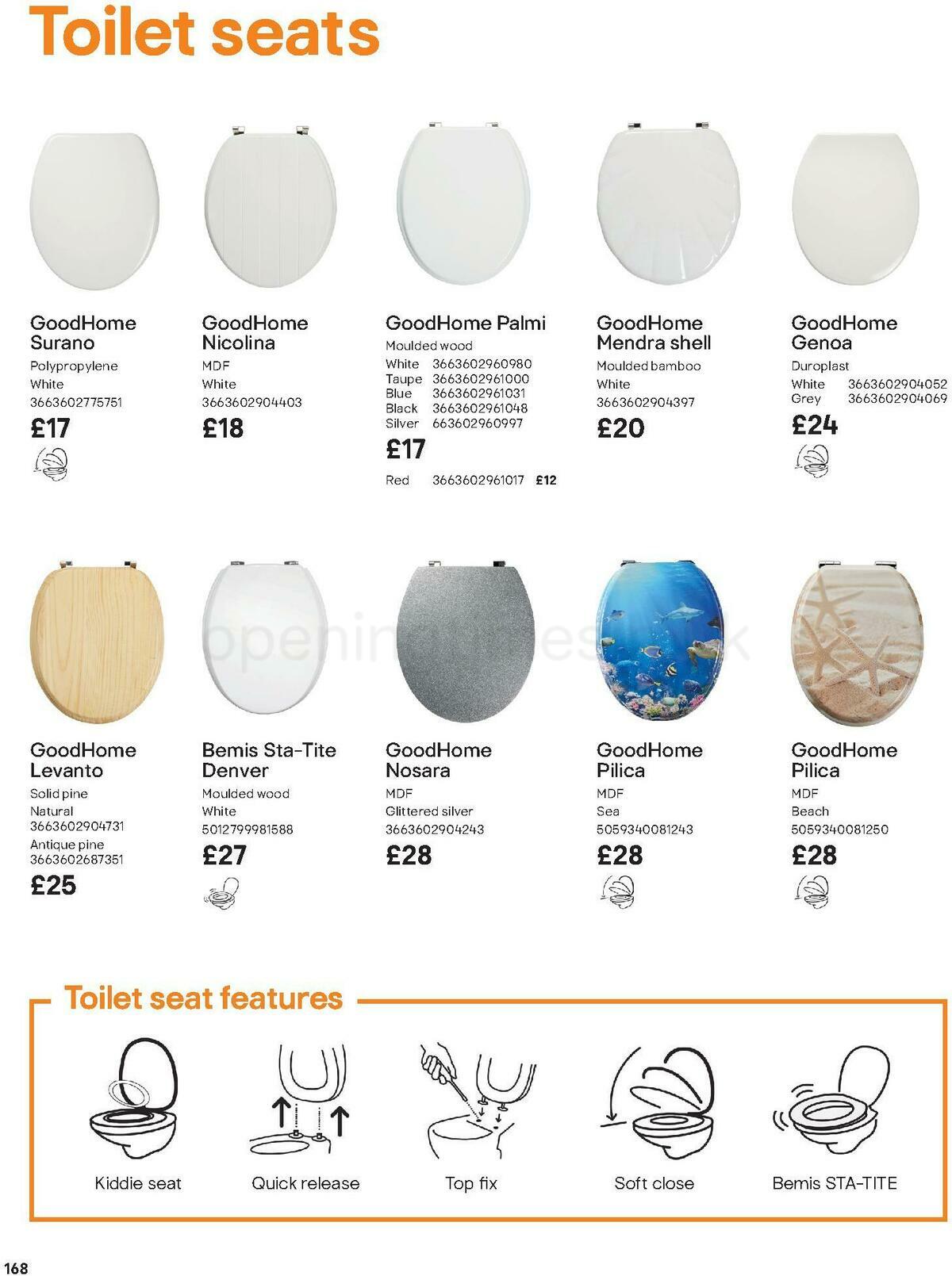 B&Q Bathrooms Offers from 1 October