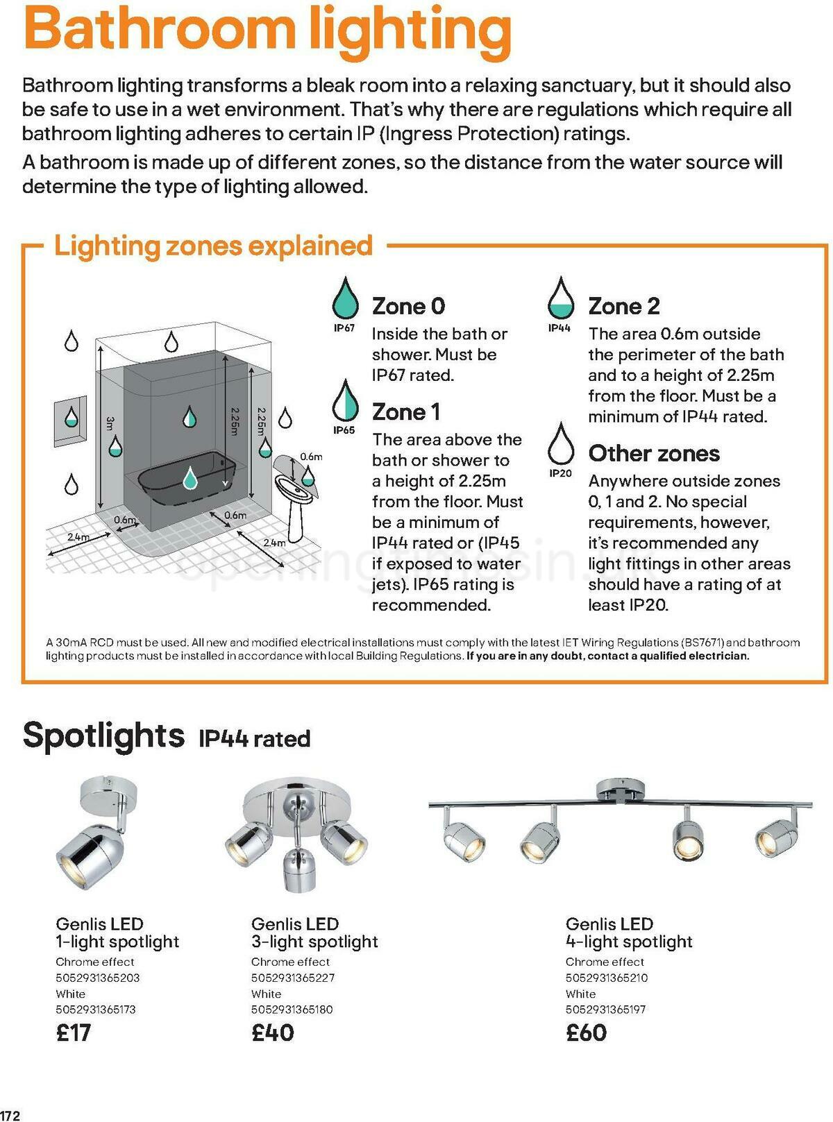 B&Q Bathrooms Offers from 1 October