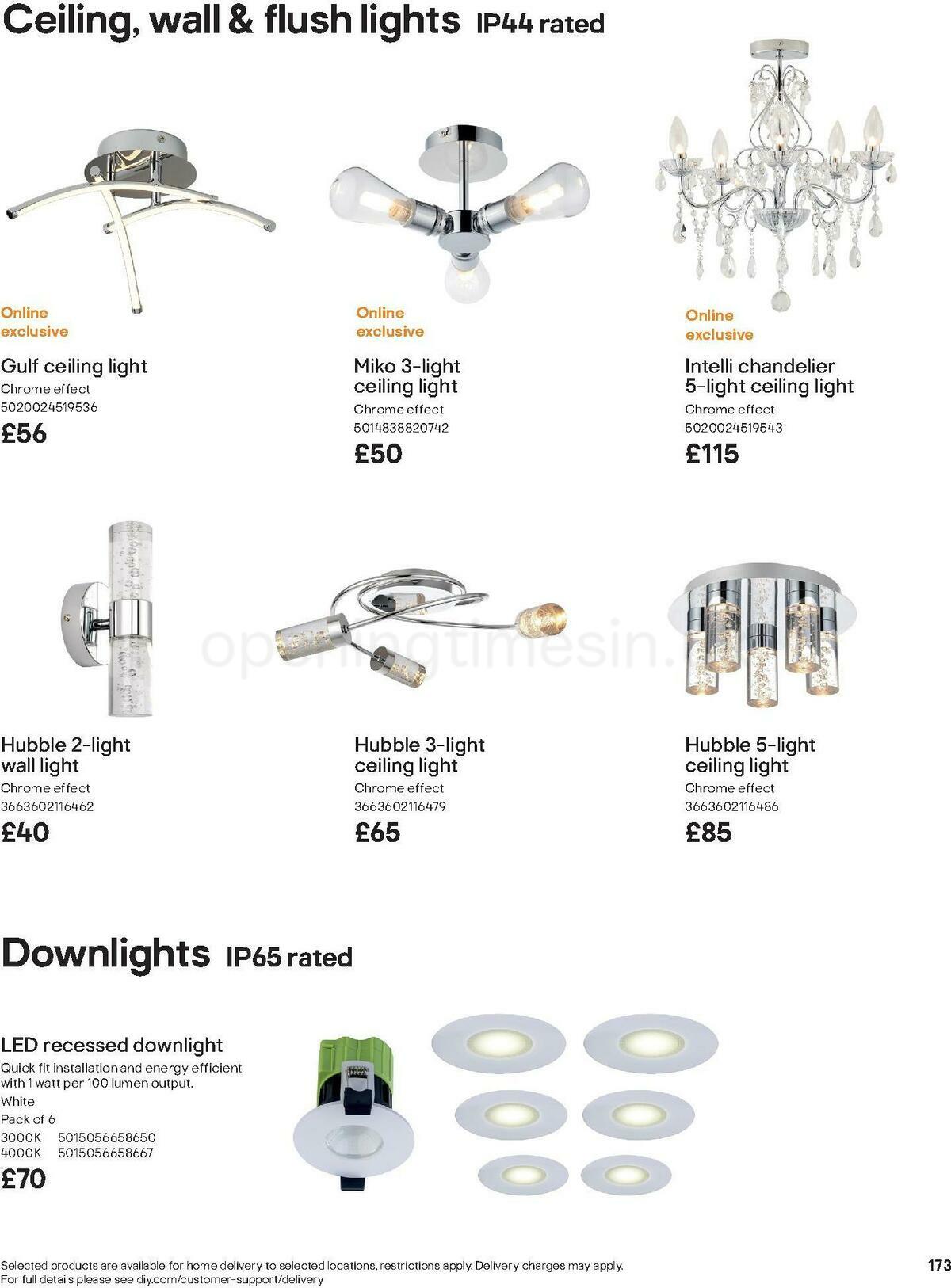 B&Q Bathrooms Offers from 1 October