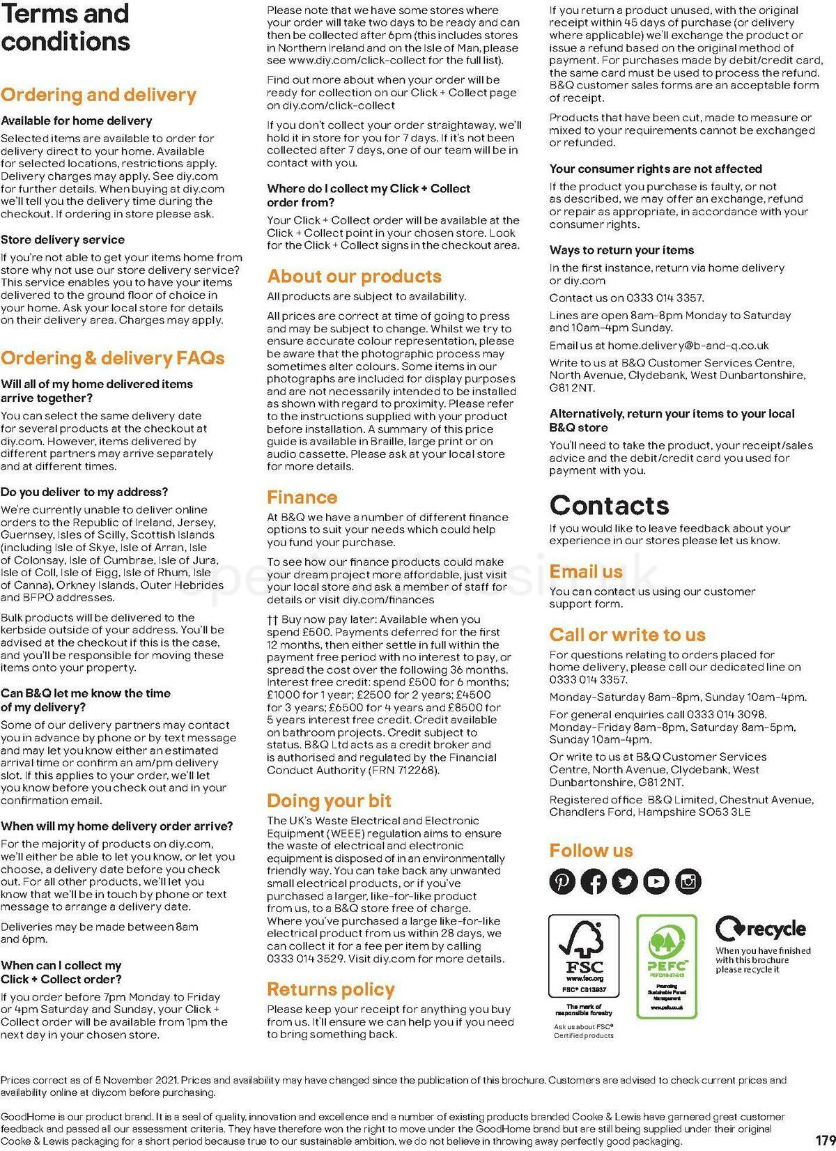 B&Q Bathrooms Offers from 1 October