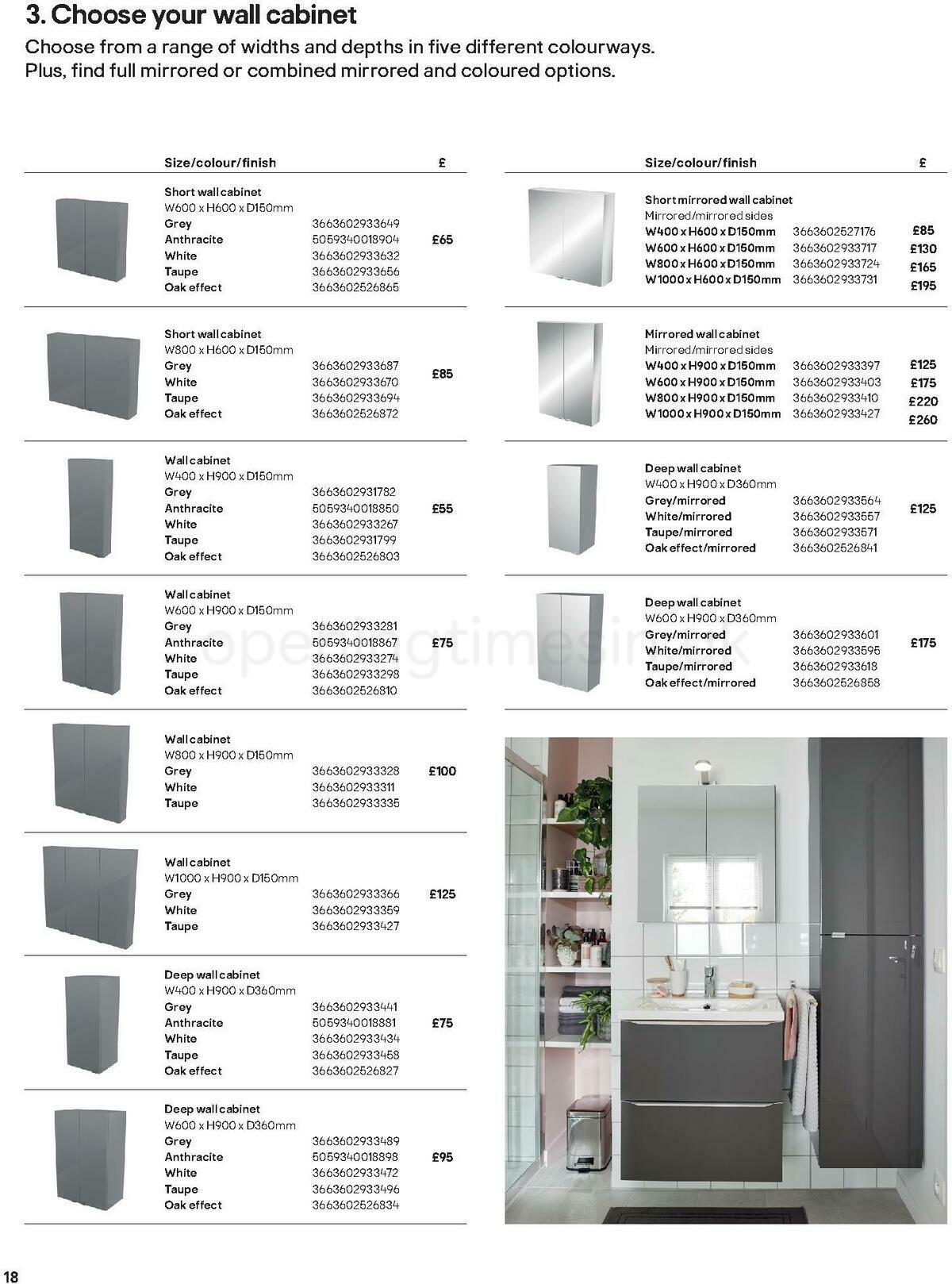 B&Q Bathrooms Offers from 1 October