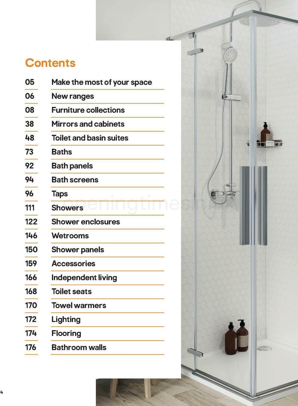 B&Q Bathrooms Offers from 1 October