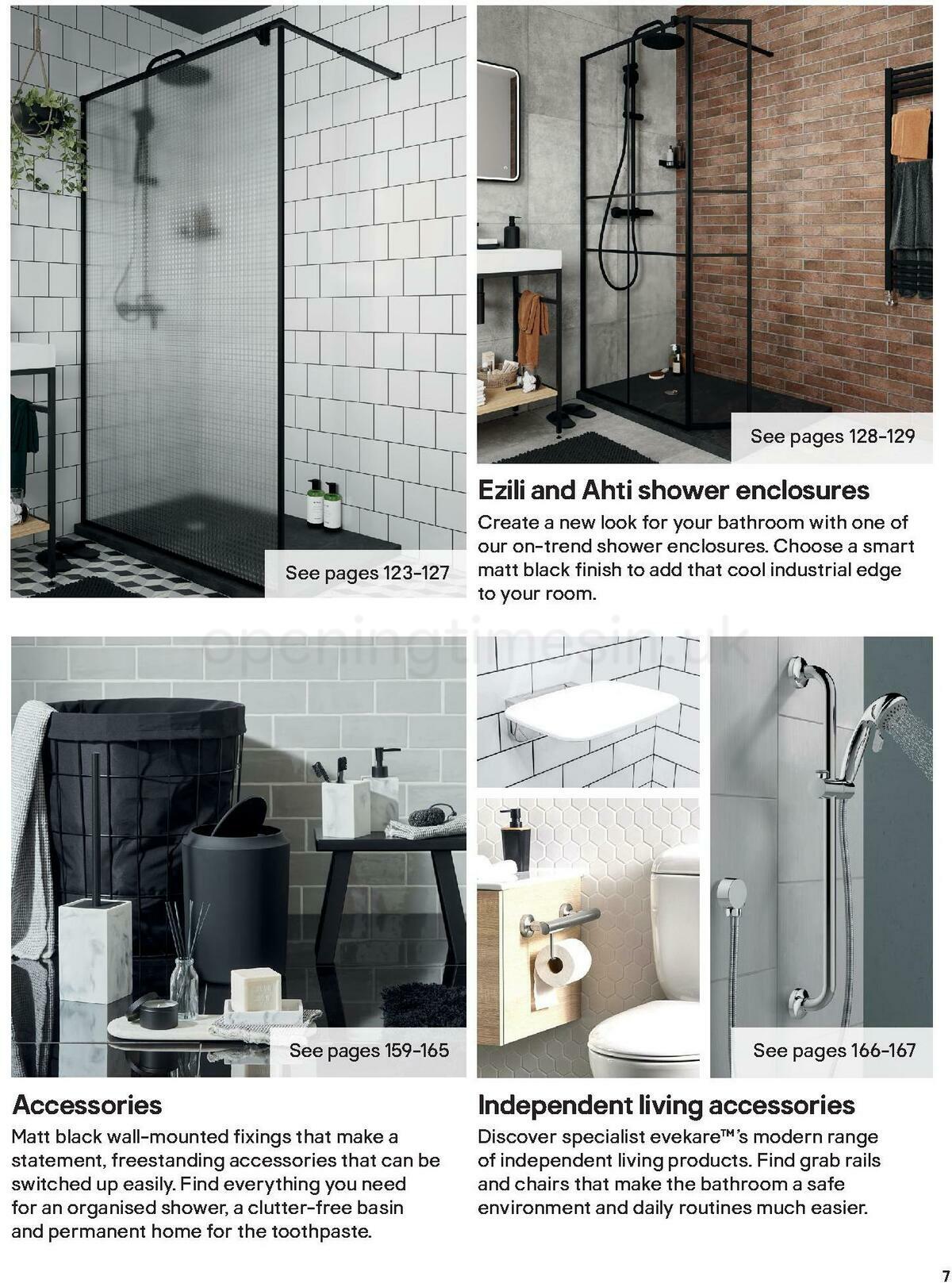 B&Q Bathrooms Offers from 1 October