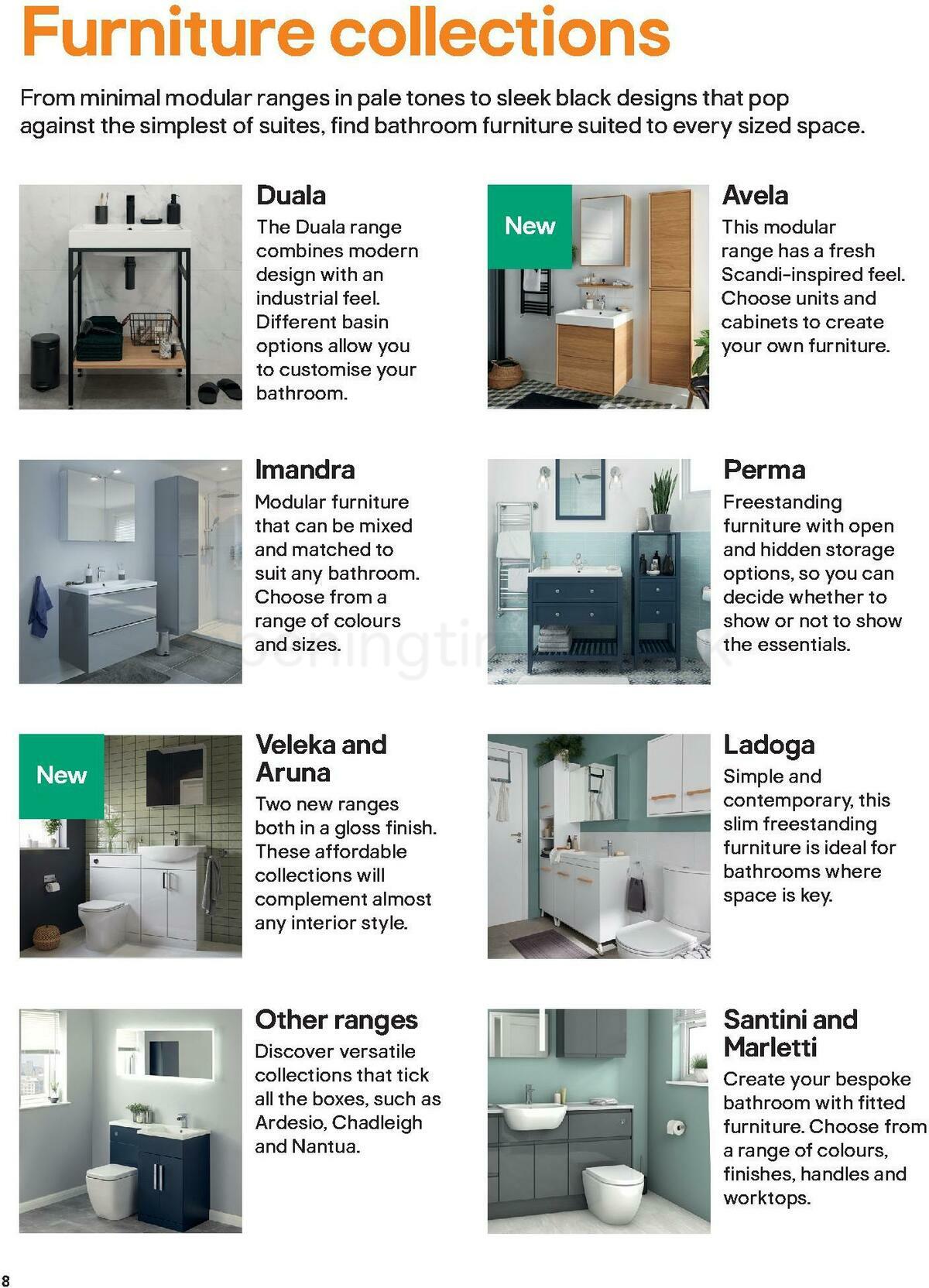 B&Q Bathrooms Offers from 1 October