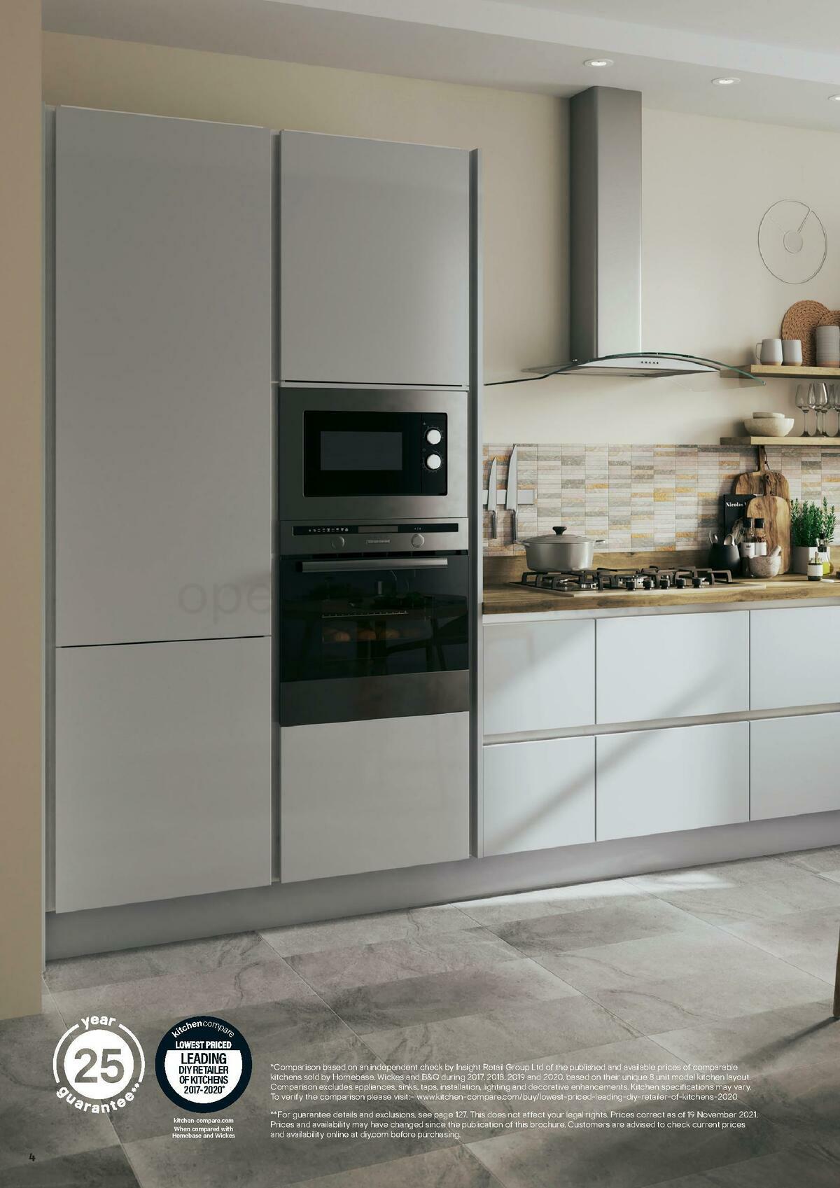 B&Q Kitchens Inspiration Offers from 1 December