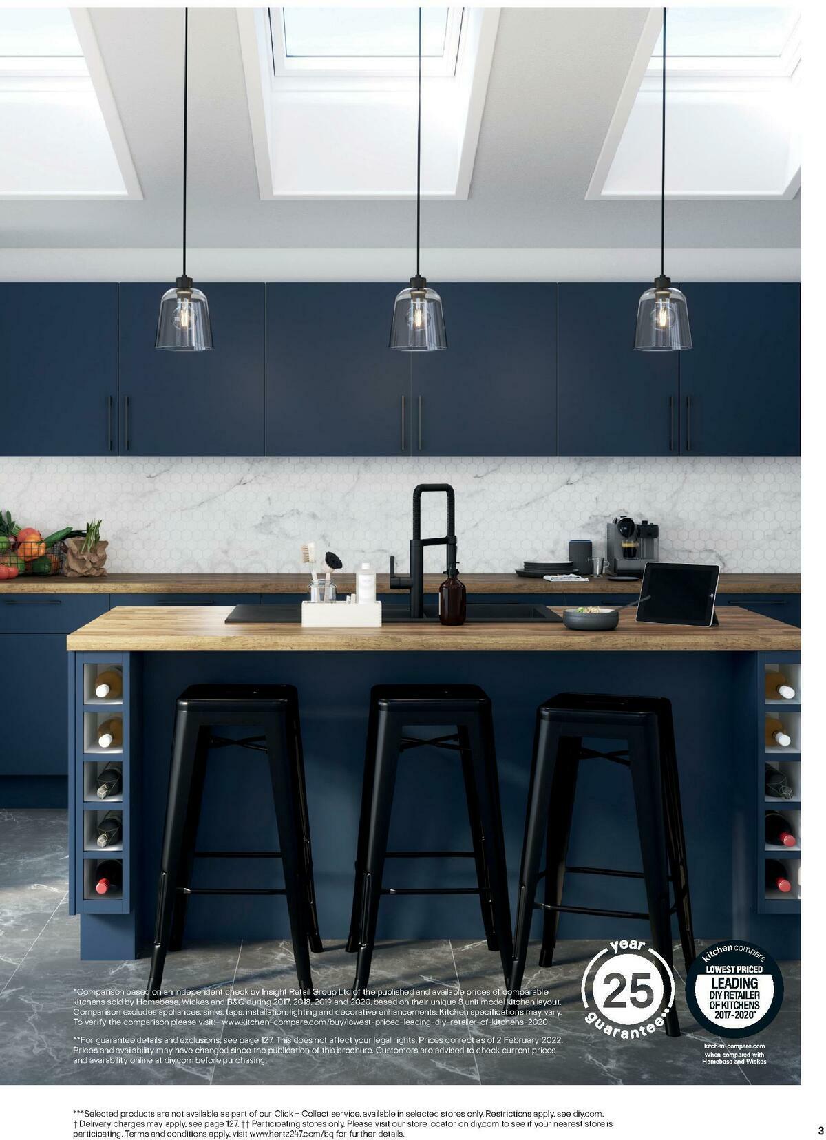 B&Q Kitchens Inspiration Offers from 1 March