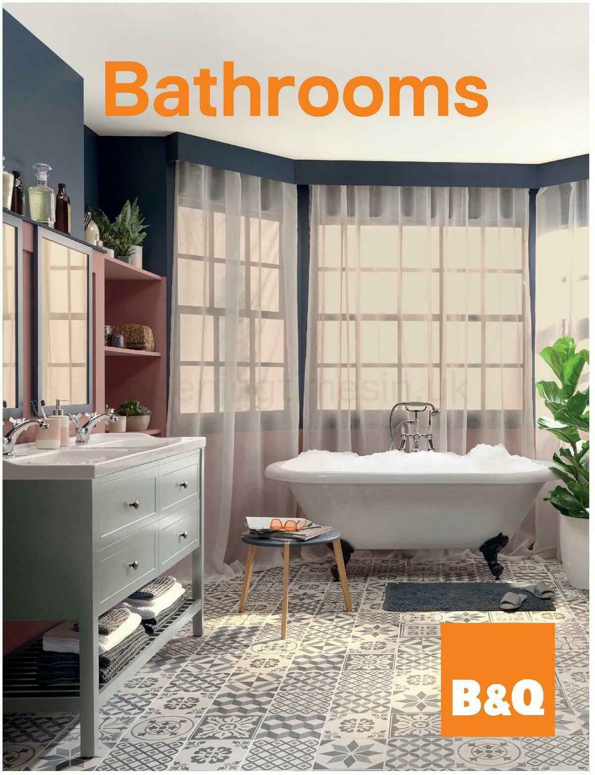 B&Q Bathroom Collections Offers from 1 April