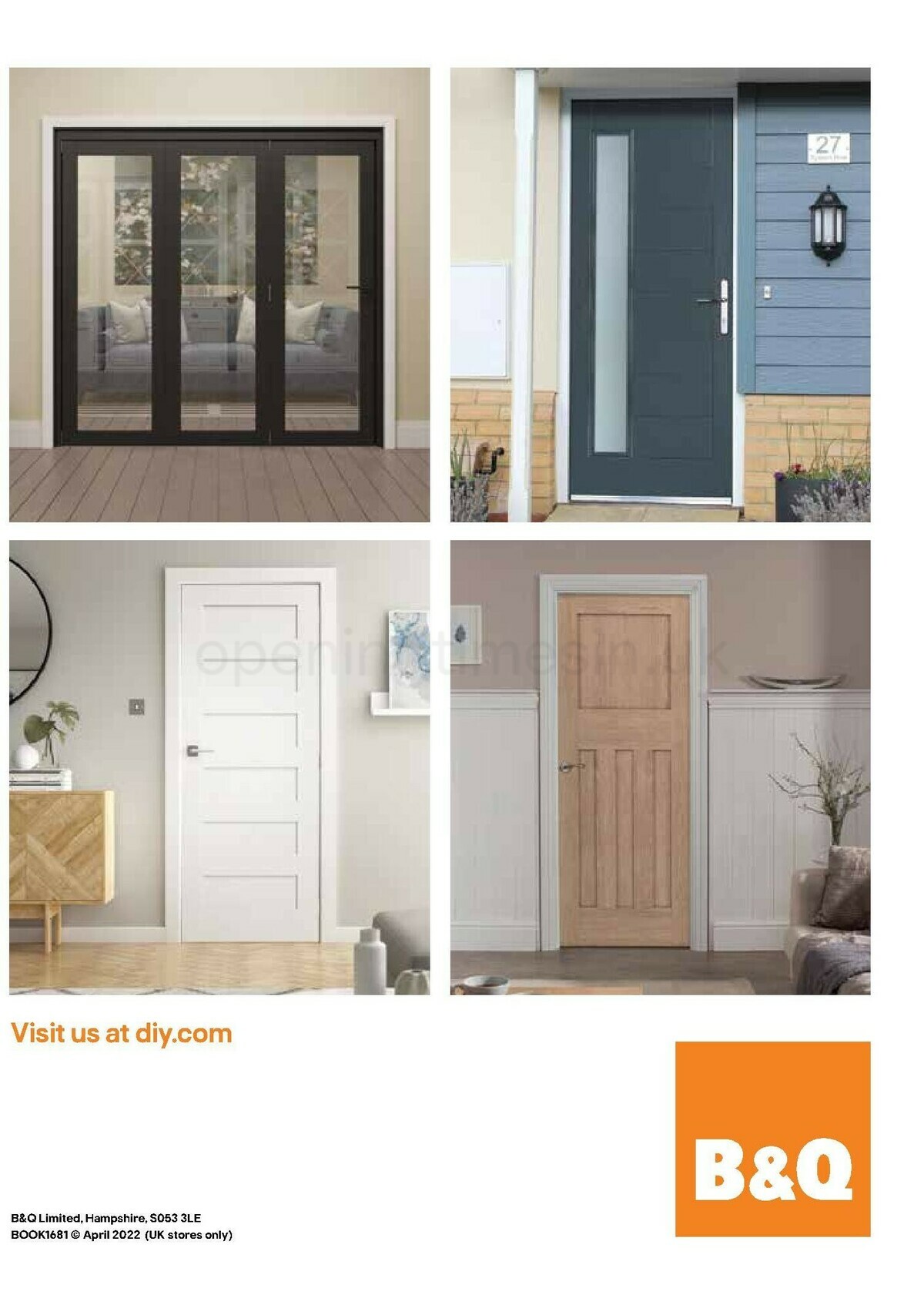 B&Q Doors, stairs & windows Offers from 15 April