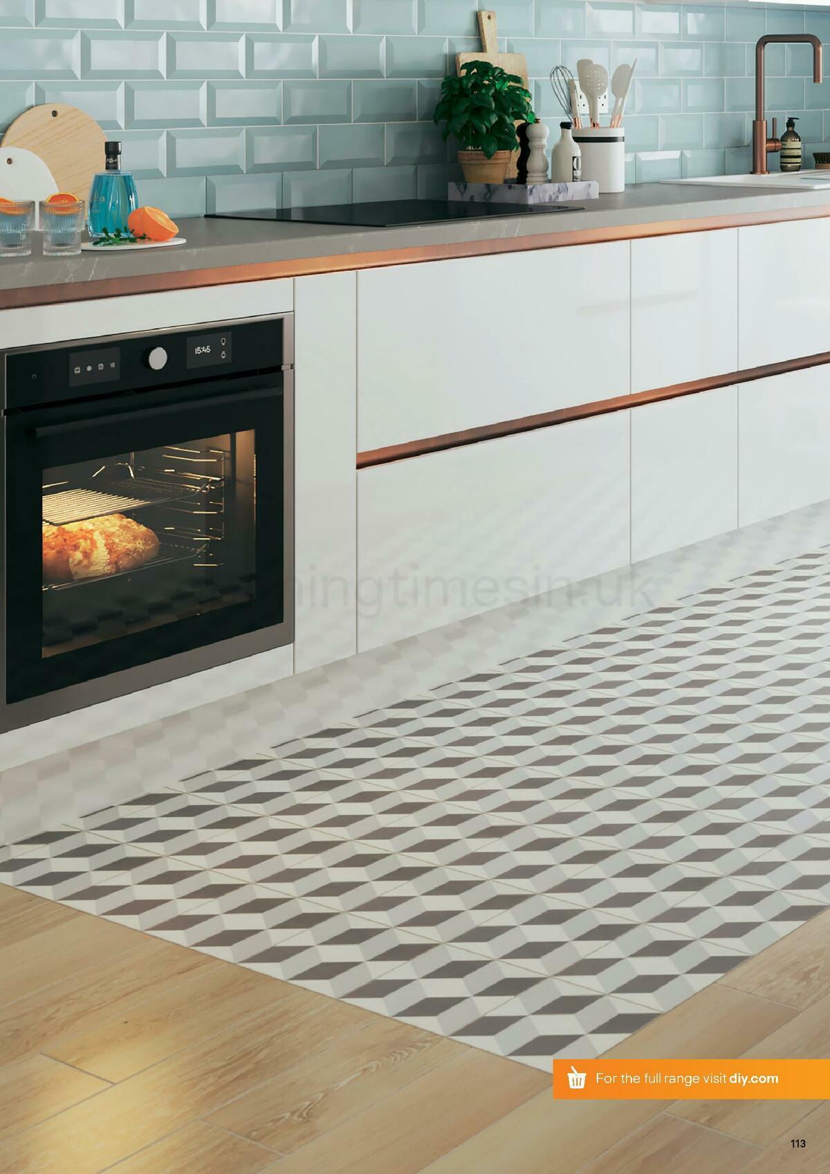 B&Q Kitchens Inspiration Offers from 1 June
