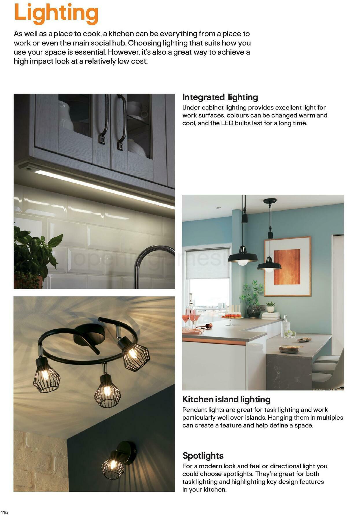 B&Q Kitchens Inspiration Offers from 1 June