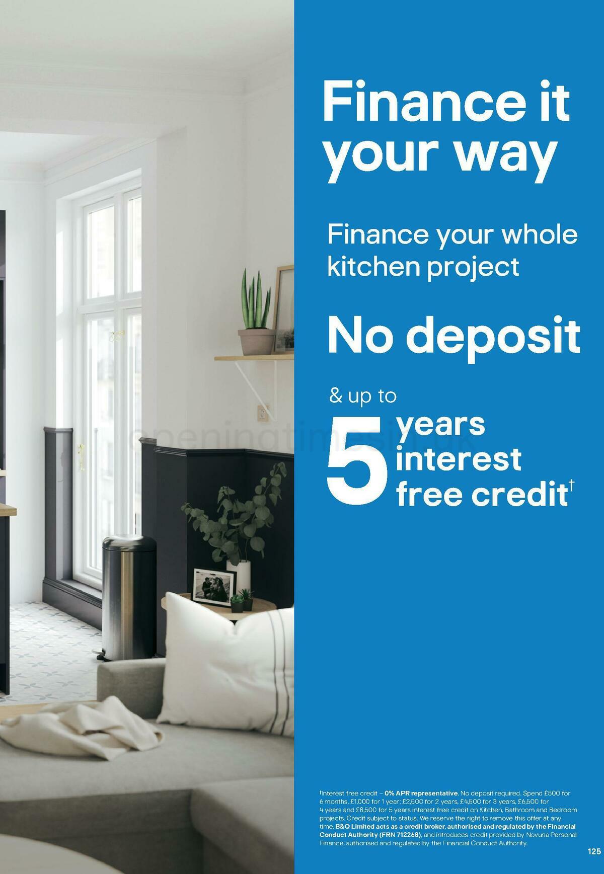 B&Q Kitchens Inspiration Offers from 1 June