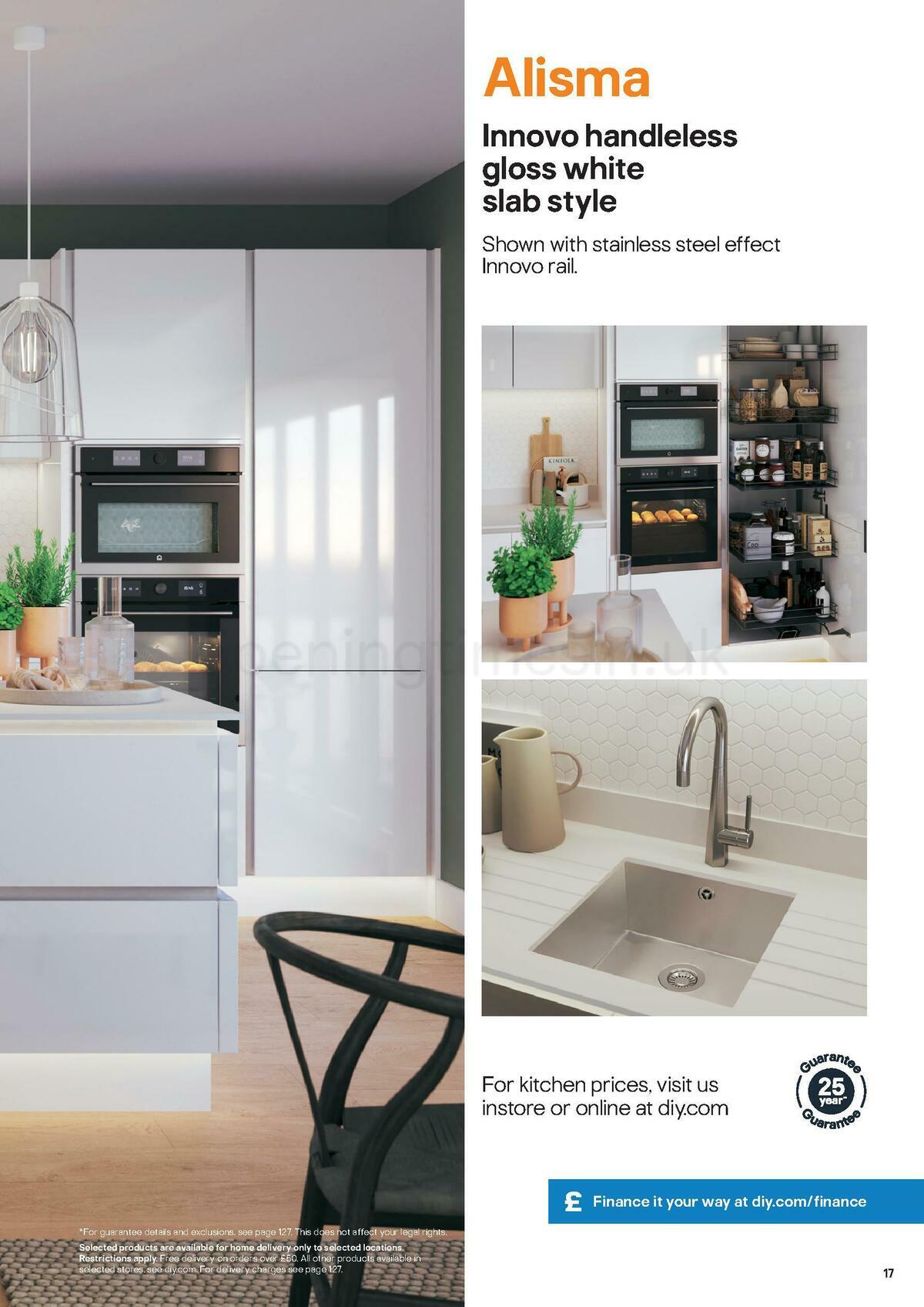B&Q Kitchens Inspiration Offers from 1 June
