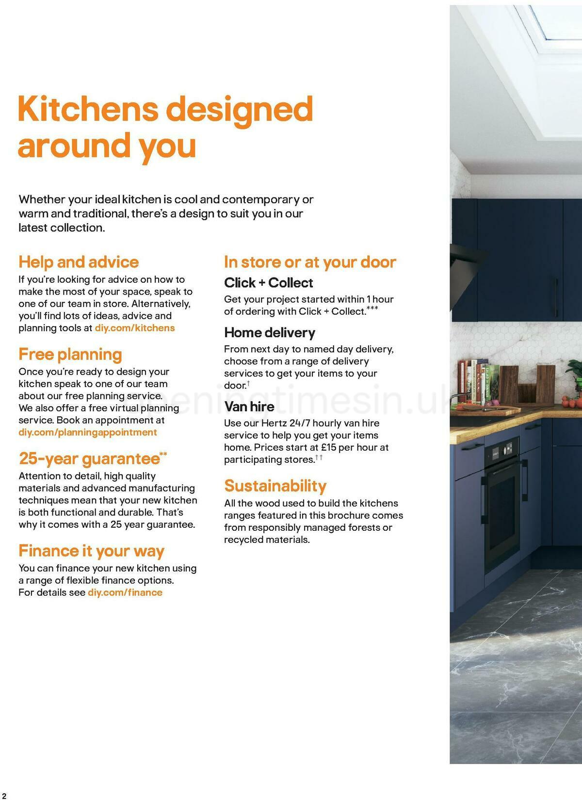 B&Q Kitchens Inspiration Offers from 1 June