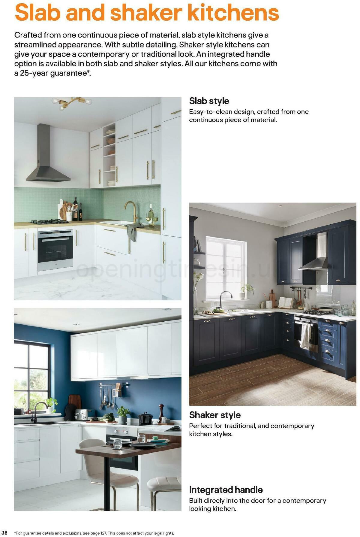 B&Q Kitchens Inspiration Offers from 1 June