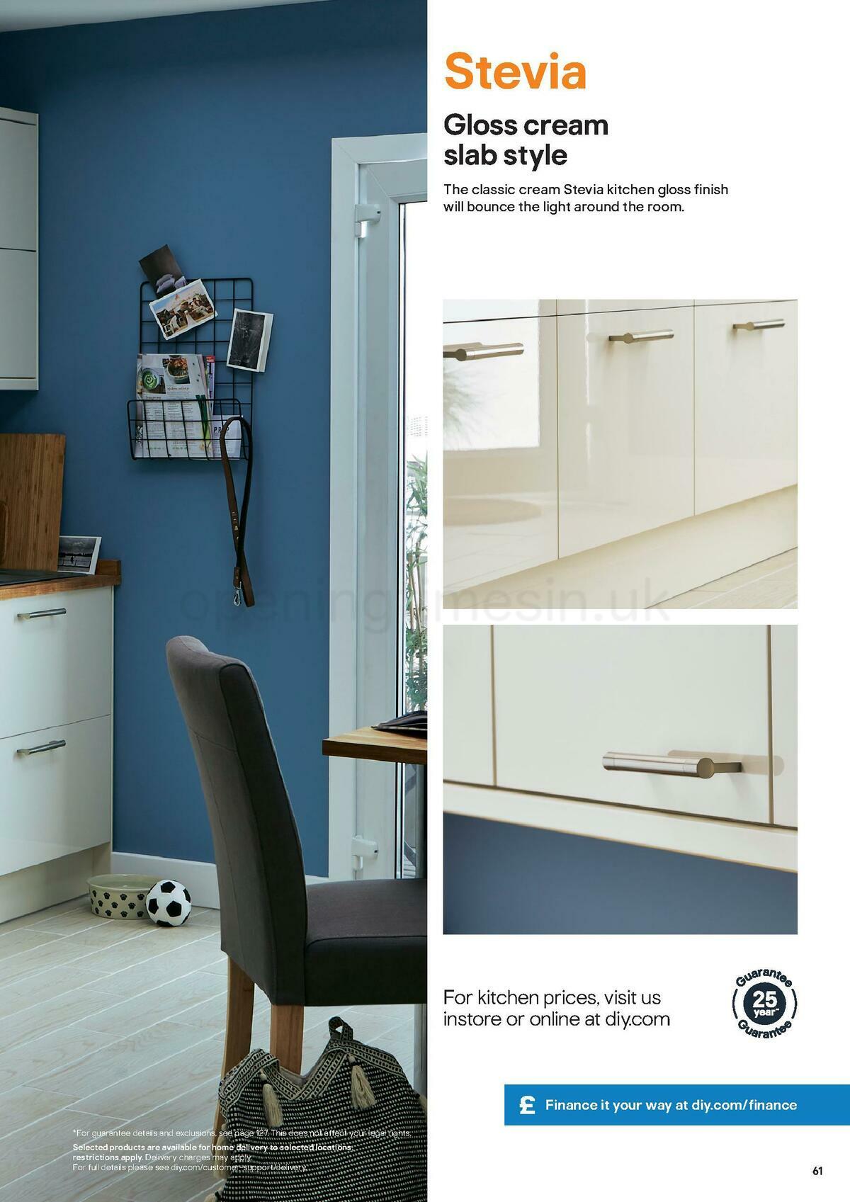 B&Q Kitchens Inspiration Offers from 1 June