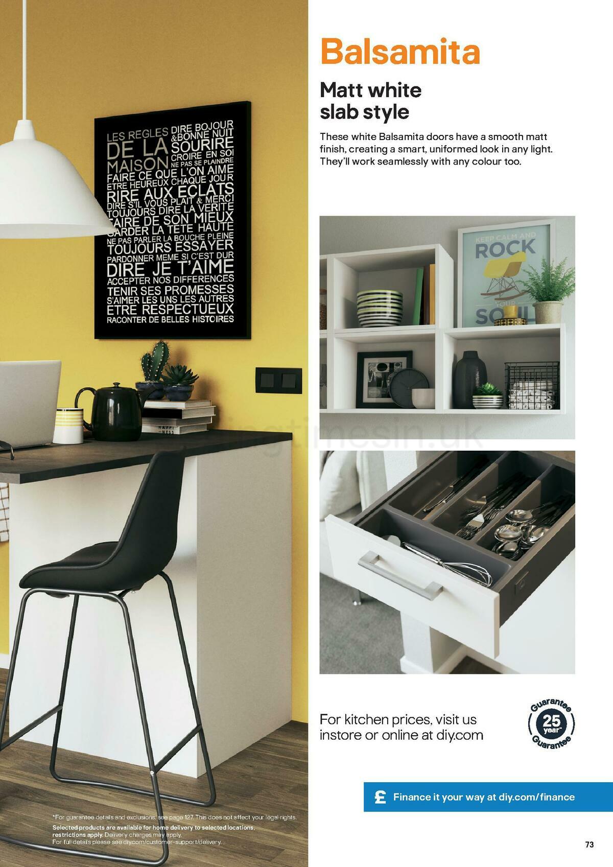 B&Q Kitchens Inspiration Offers from 1 June