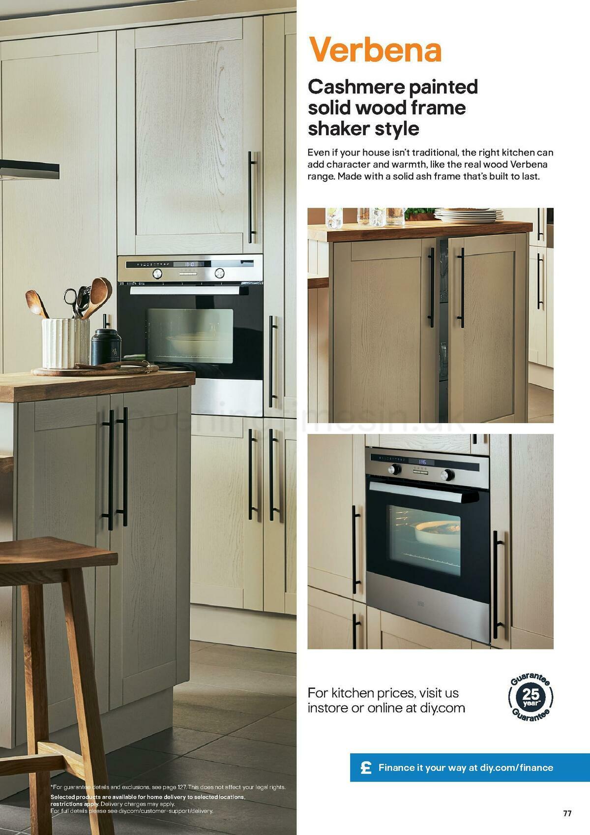 B&Q Kitchens Inspiration Offers from 1 June