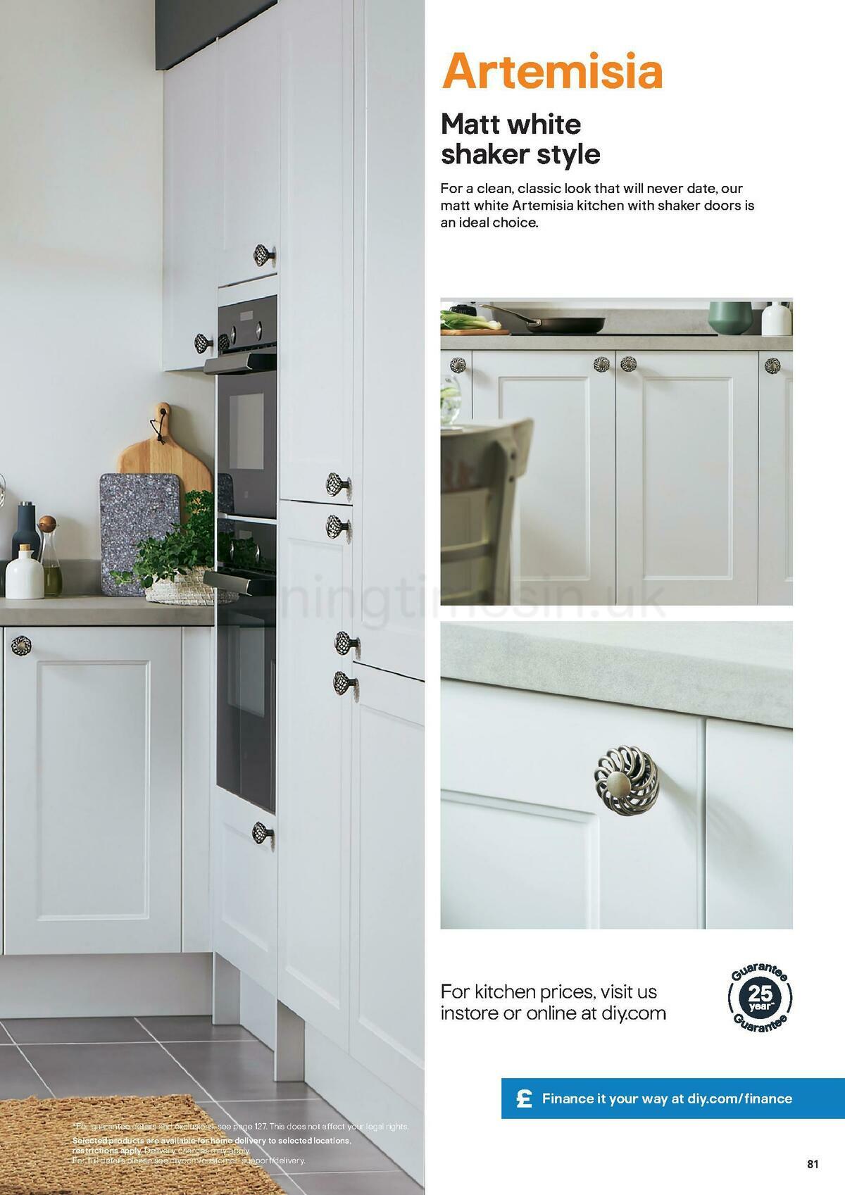 B&Q Kitchens Inspiration Offers from 1 June