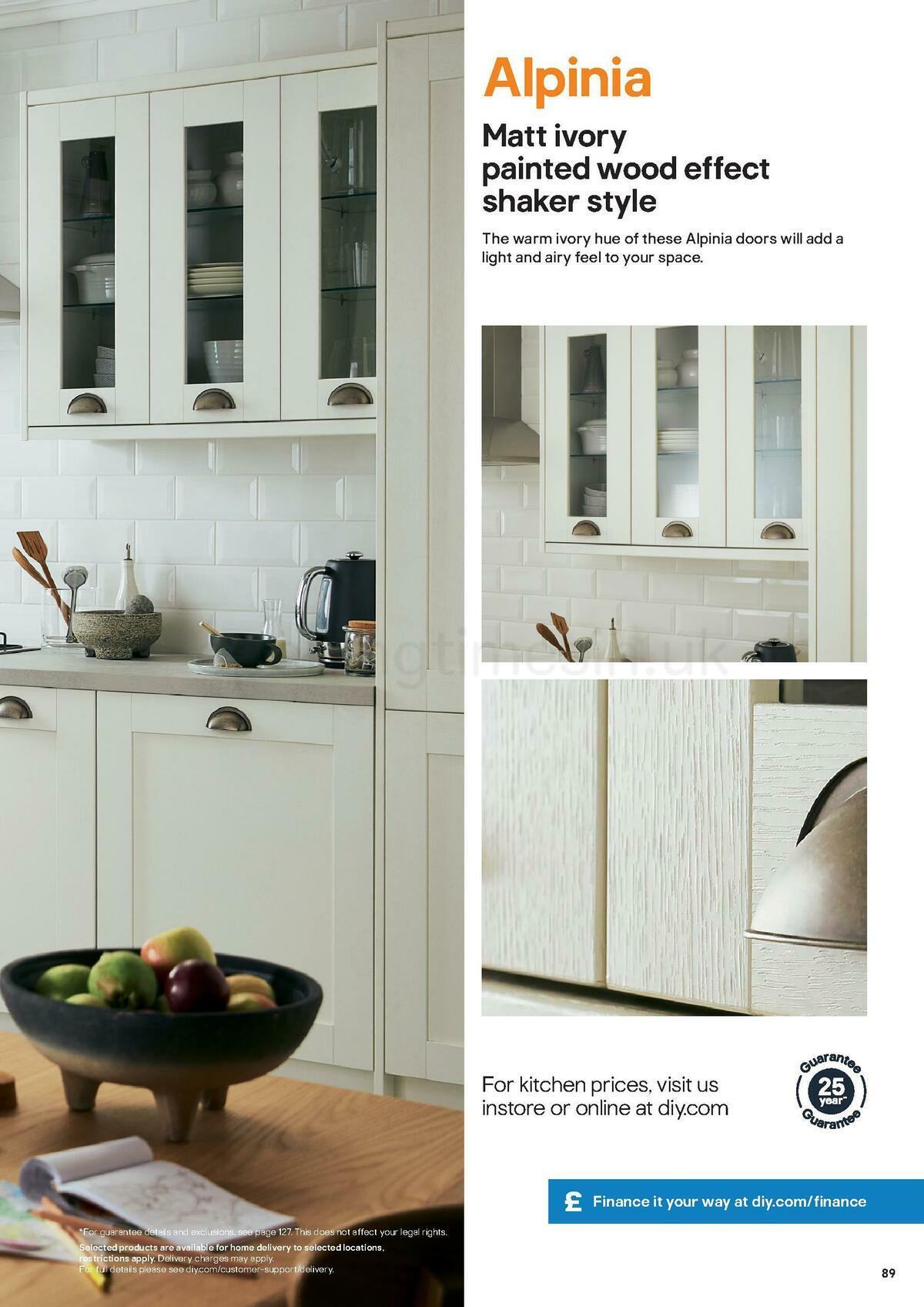 B&Q Kitchens Inspiration Offers from 1 June