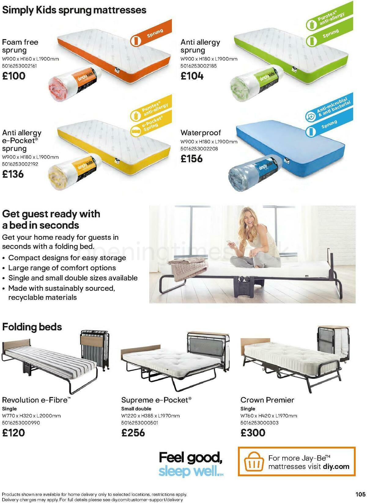 B&Q Indoor Furniture Offers from 1 June