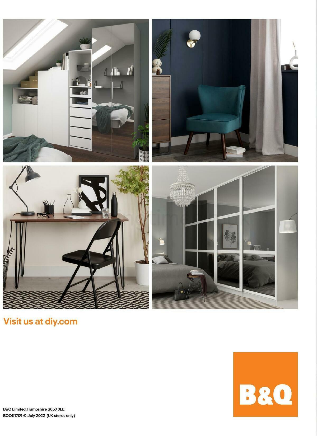B&Q Indoor Furniture Offers from 1 September
