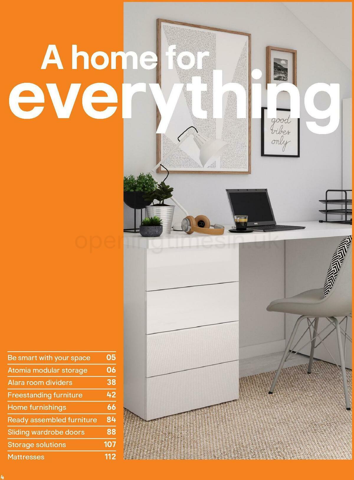 B&Q Indoor Furniture Offers from 1 September