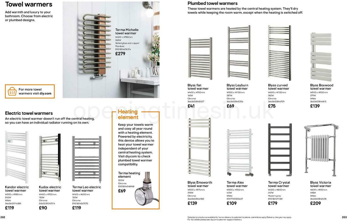 B&Q Bathrooms Offers from 15 February