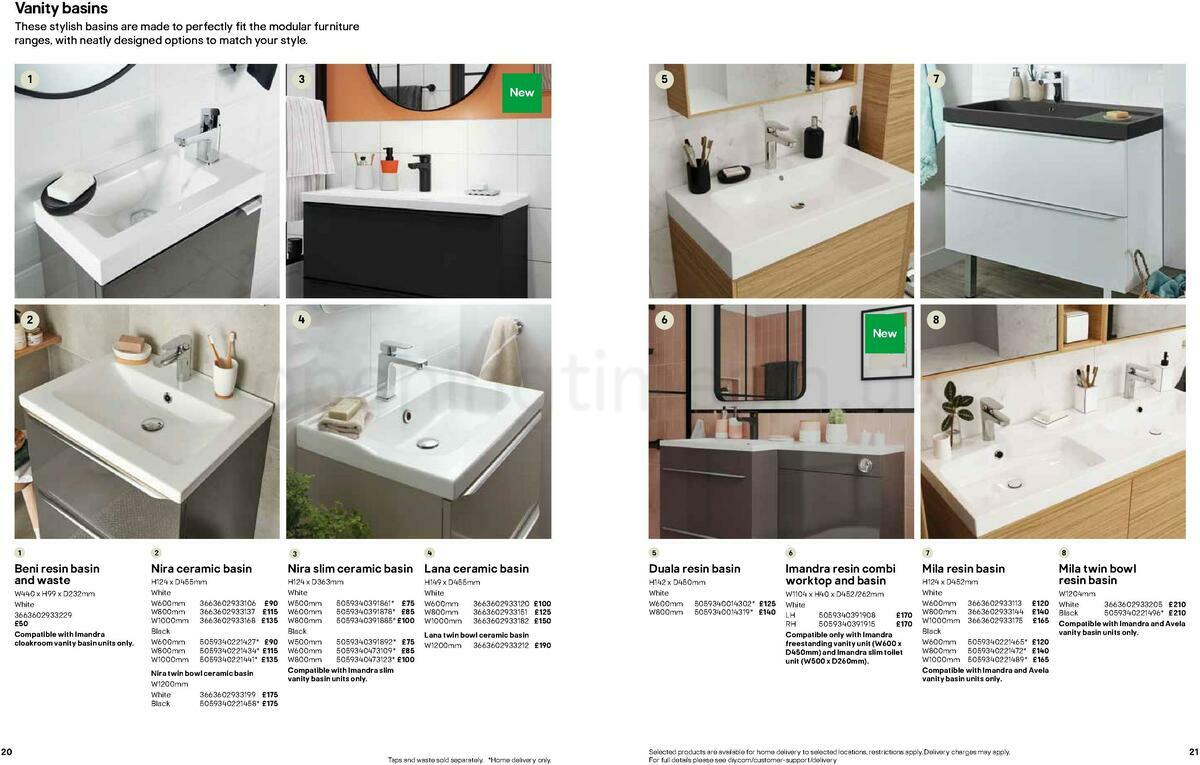 B&Q Bathrooms Offers from 15 February