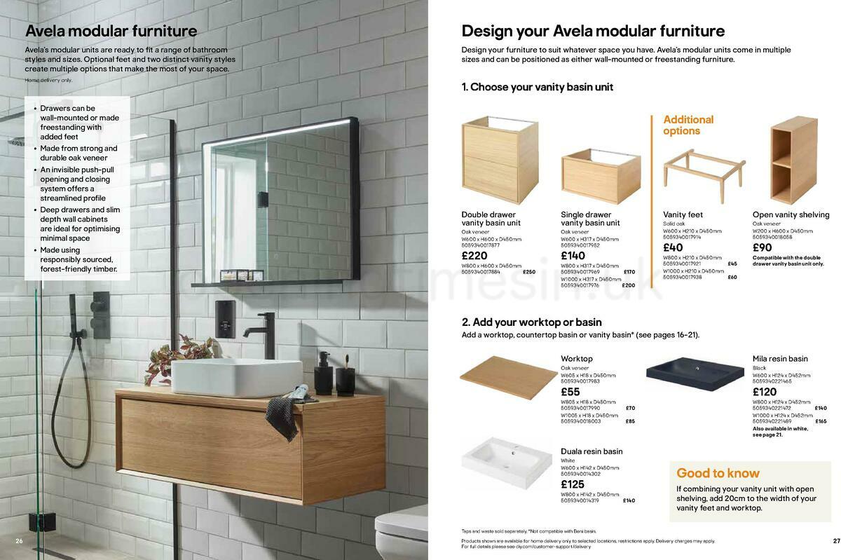 B&Q Bathrooms Offers from 15 February