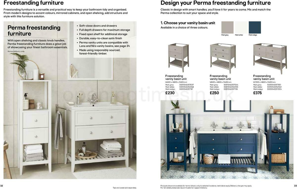 B&Q Bathrooms Offers from 15 February