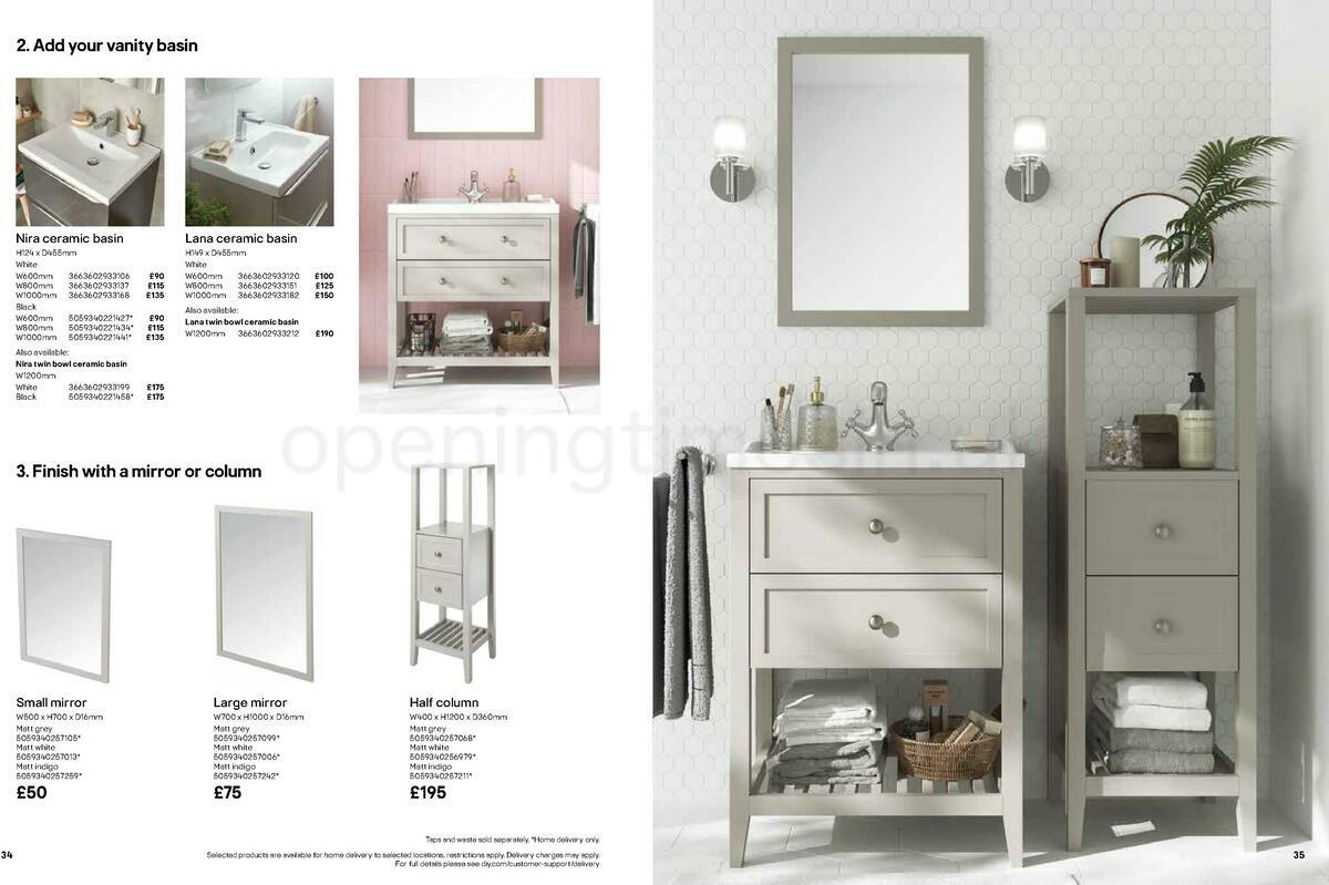 B&Q Bathrooms Offers from 15 February