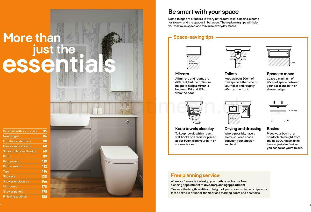 B&Q Bathrooms Offers from 15 February