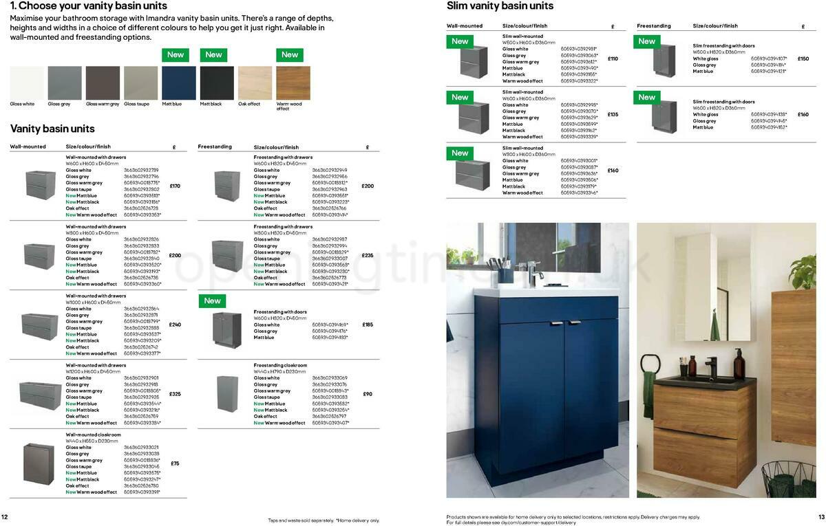 B&Q Bathrooms Offers from 15 February