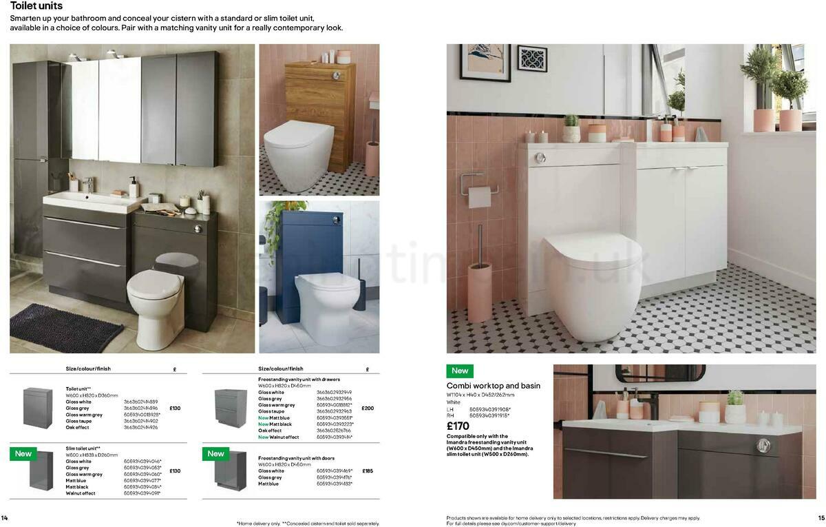 B&Q Bathrooms Offers from 15 February