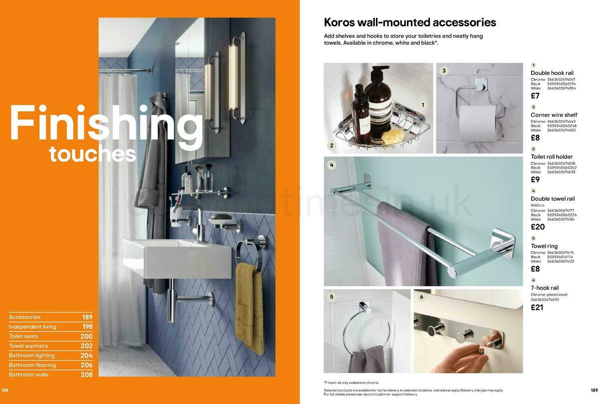 B&Q Bathrooms Offers from 15 February