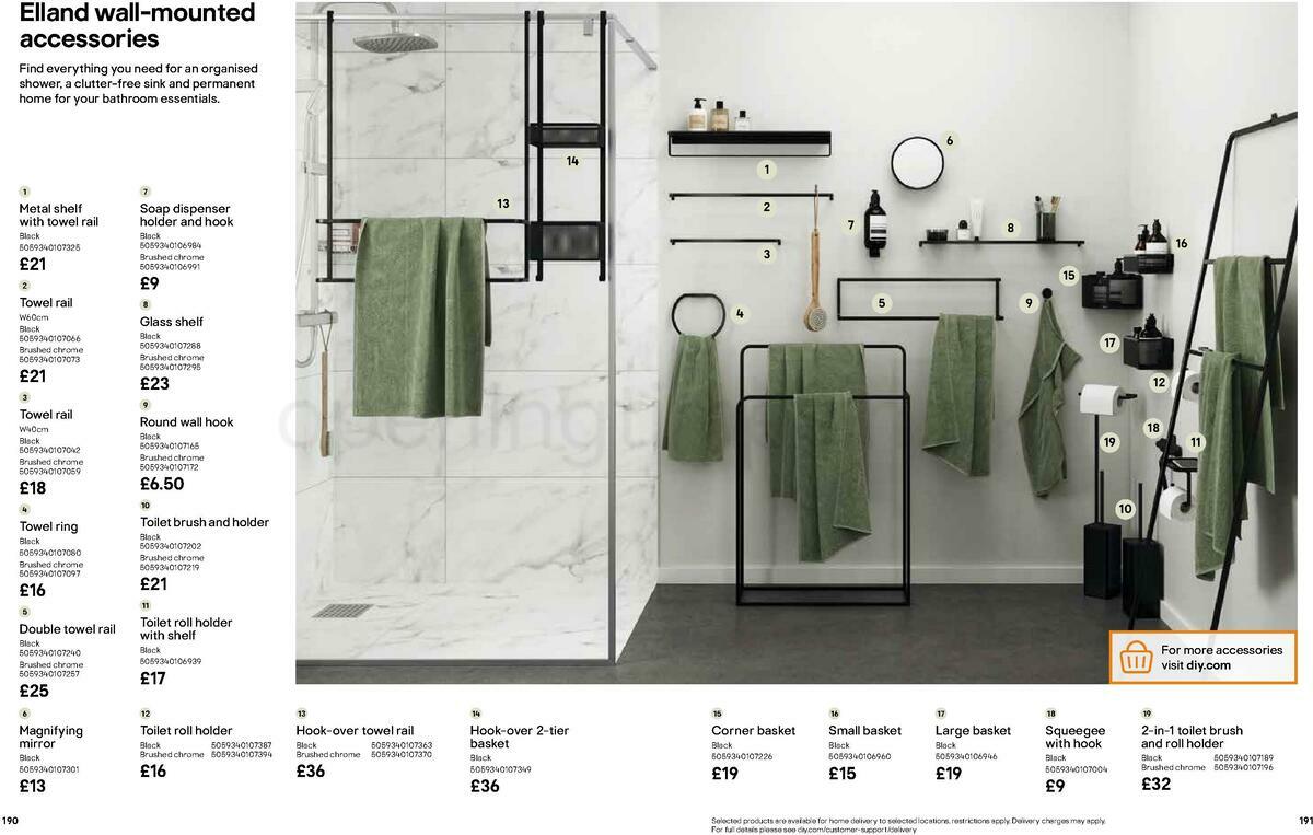 B&Q Bathrooms Offers from 15 February