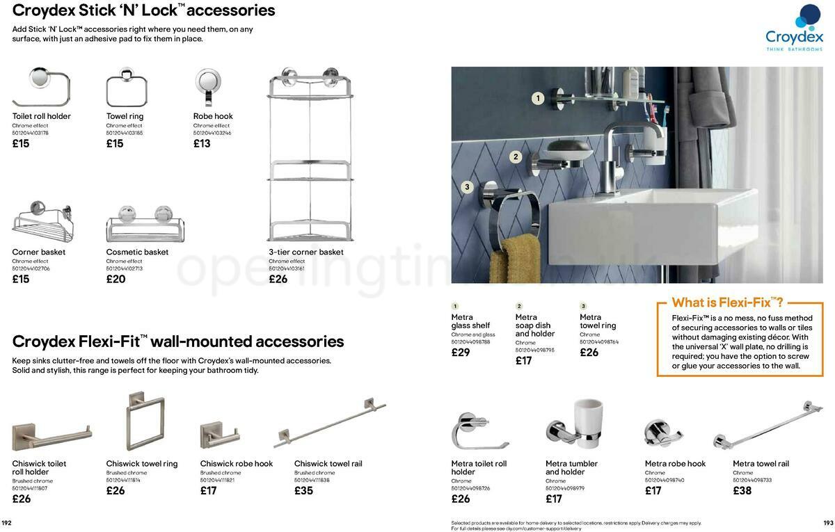 B&Q Bathrooms Offers from 15 February
