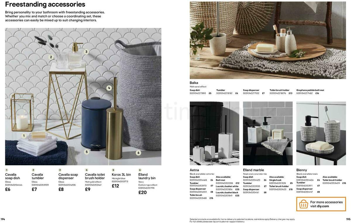 B&Q Bathrooms Offers from 15 February