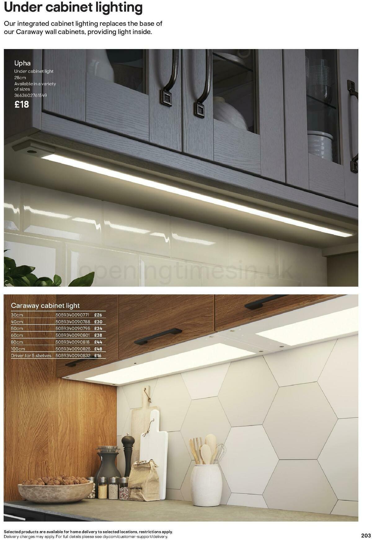 B&Q Kitchens Product & Cabinetry Guide Offers from 15 February