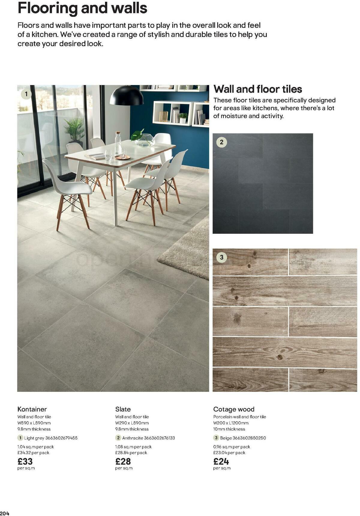 B&Q Kitchens Product & Cabinetry Guide Offers from 15 February