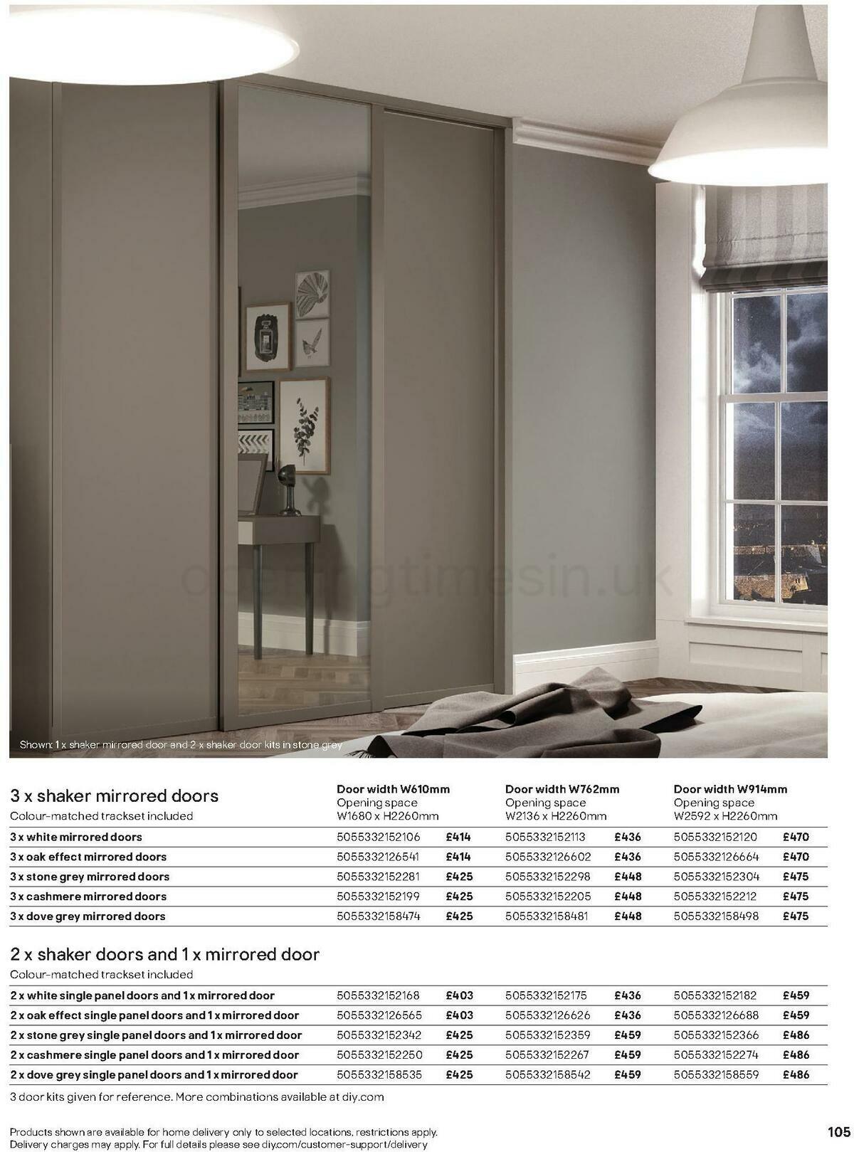 B&Q Indoor Furniture Offers from 1 March