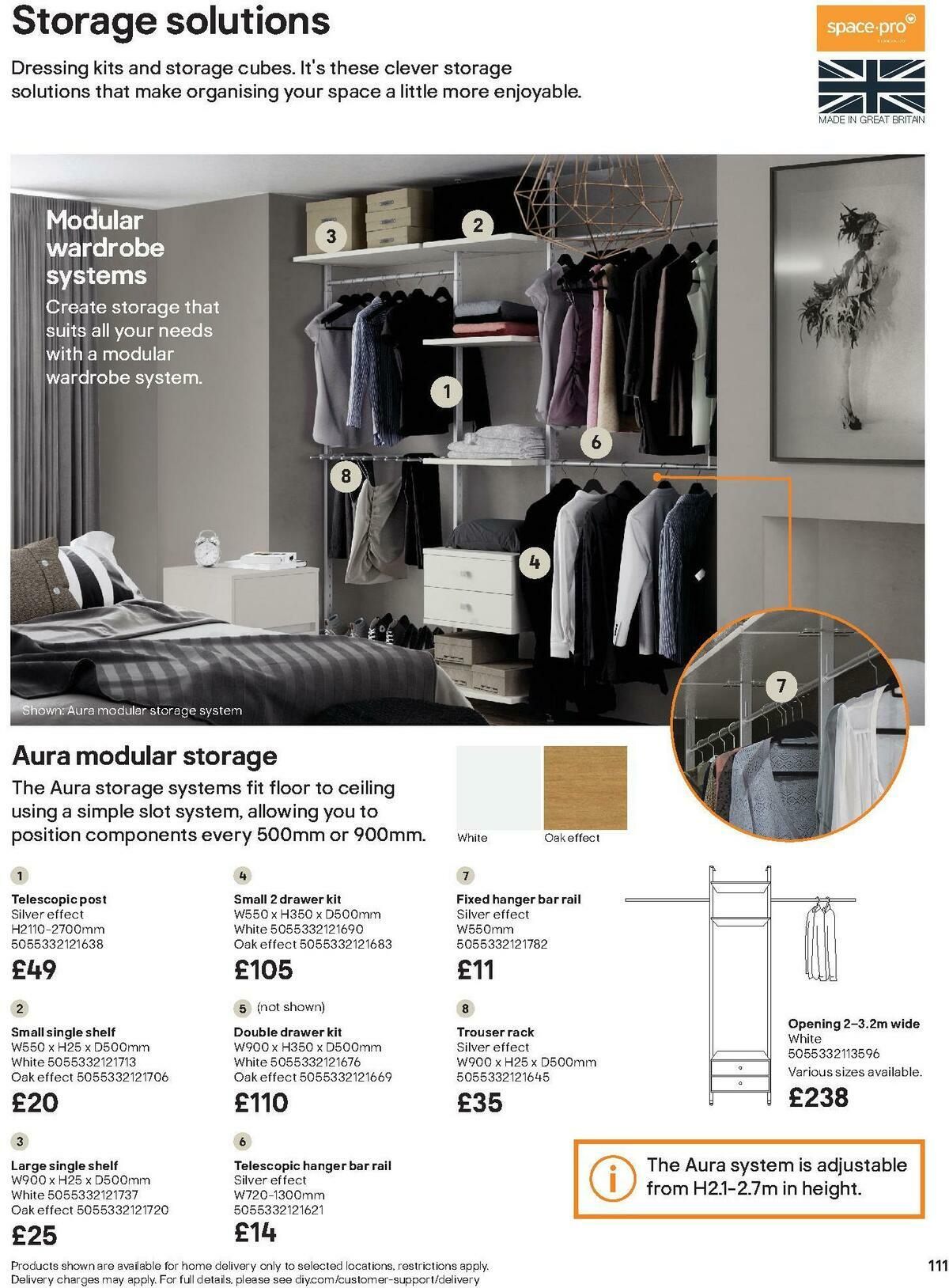 B&Q Indoor Furniture Offers from 1 March