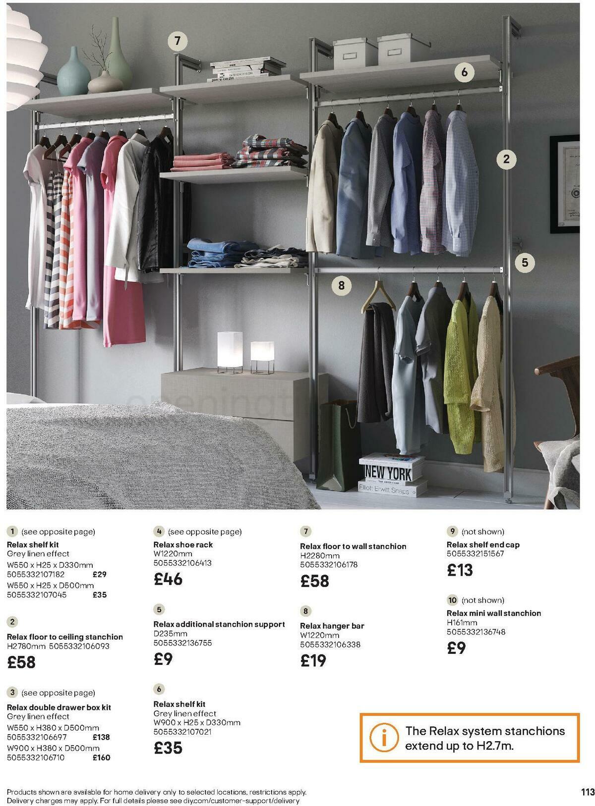 B&Q Indoor Furniture Offers from 1 March