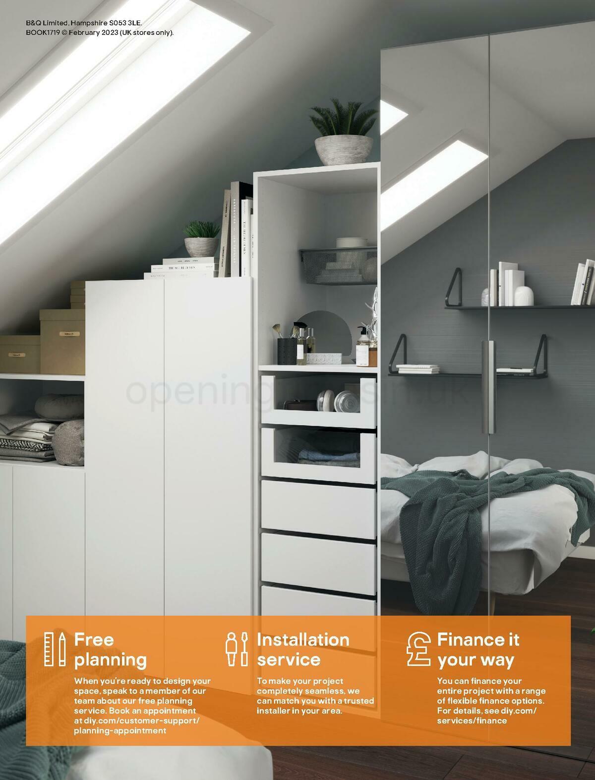 B&Q Indoor Furniture Offers from 1 March